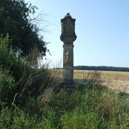 Wayside shrine in Střevač