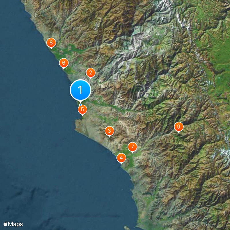 Huacho Map