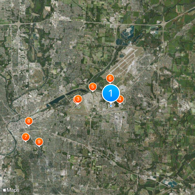 Wright State University Map