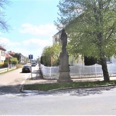 Socha Panny Marie v ulici Bedřicha Smetany v Novém Bydžově