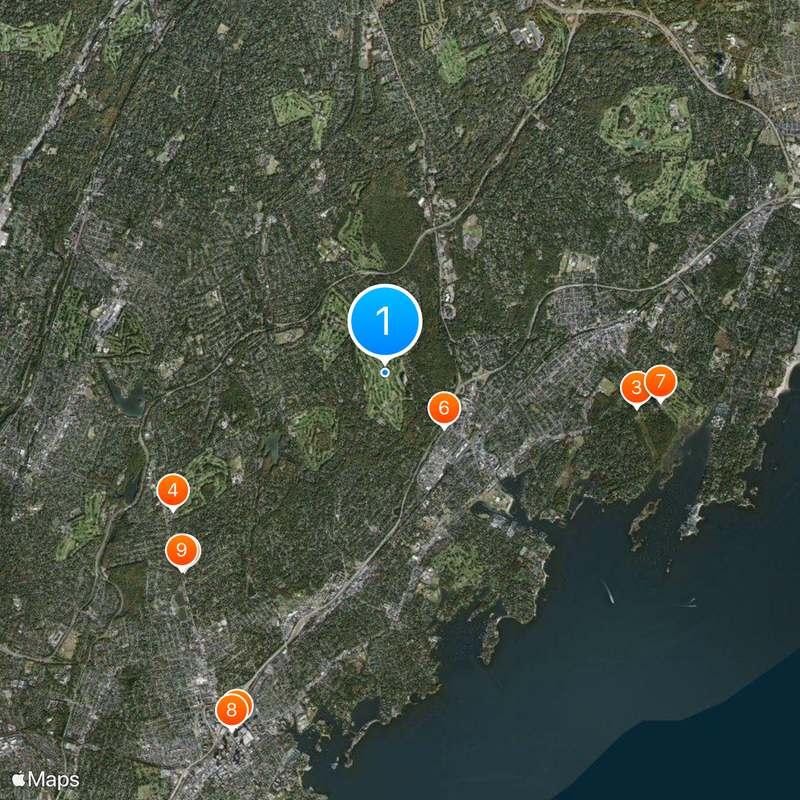 Winged Foot Golf Club Carte