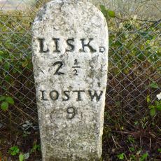 Milestone 200 Metres South East Of Straches