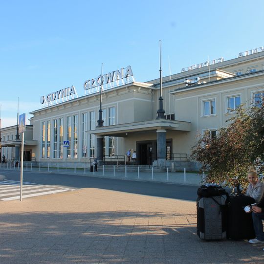 Main Railway Station in Gdynia