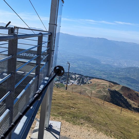 Grande tyrolienne de Chamrousse