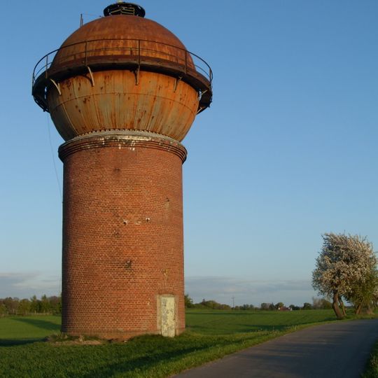 Water tower in Rusowo