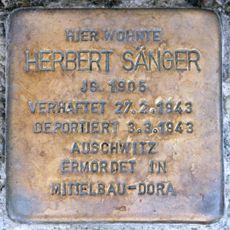 Stolperstein en memoria de Herbert Sänger