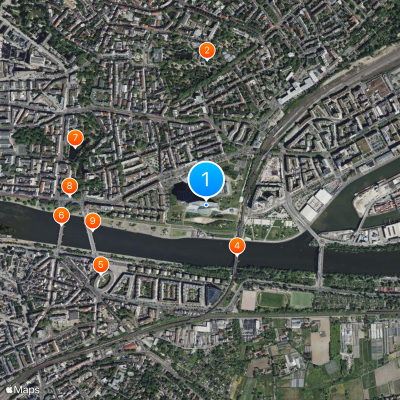 European Central Bank Map