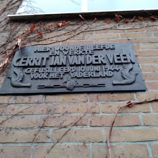 Gedenksteen Gerrit van der Veen
