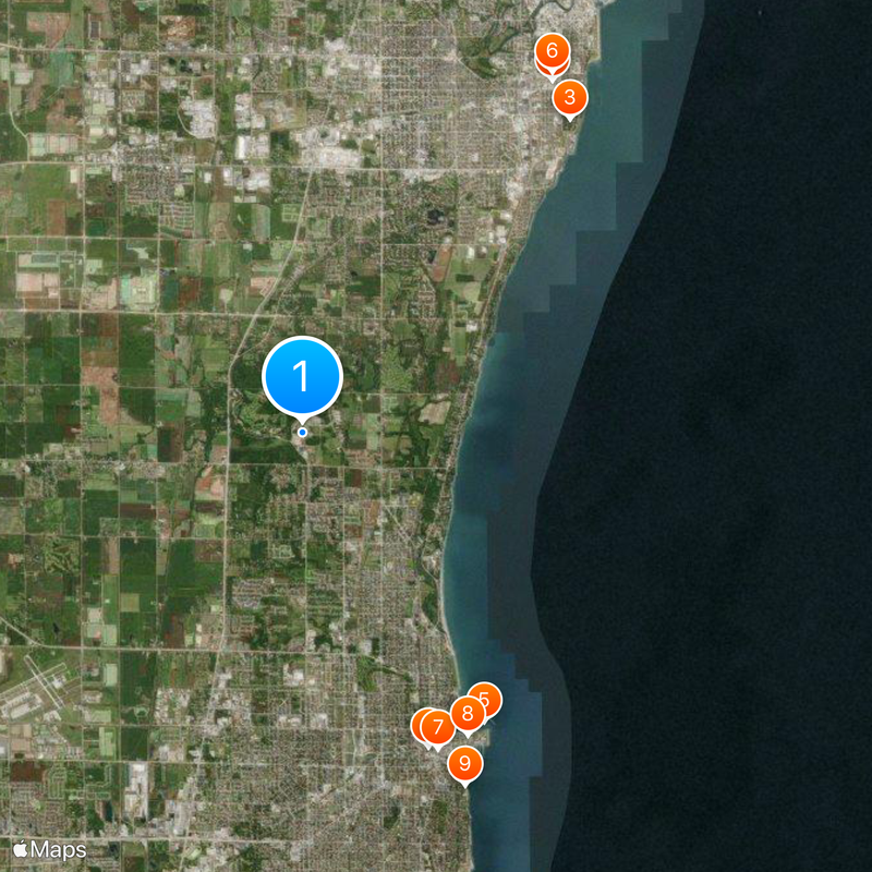 University of Wisconsin–Parkside Map