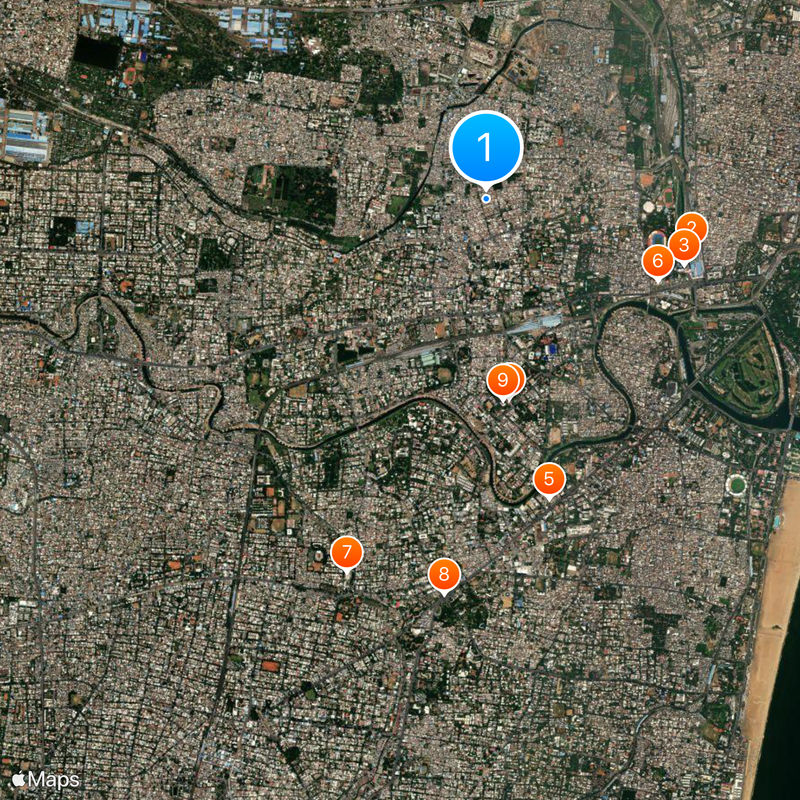 Purasawalkam Map
