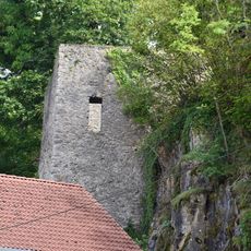 Sogenannter Hungerturm, Teil der Burgbefestigung und Verbindung zur Marktbefestigung