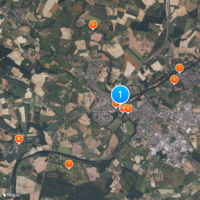 Sablé-sur-Sarthe Mappa