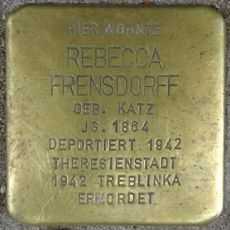 Stolperstein en memoria de Rebecca Frensdorff