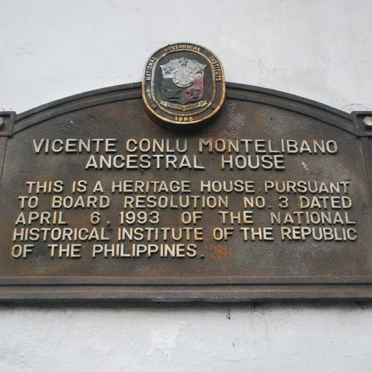 Vicente Conlu Montelibano Ancestral House historical marker