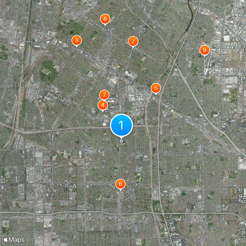 St. John Bosco High School Map