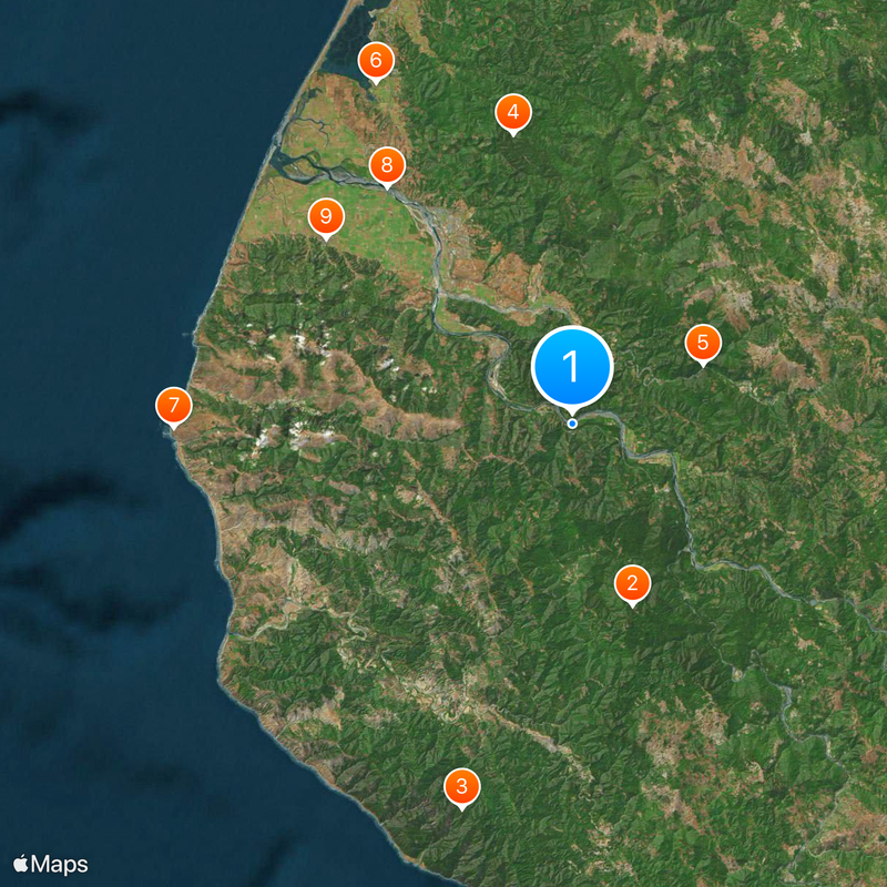 California State Route 254 Mapa