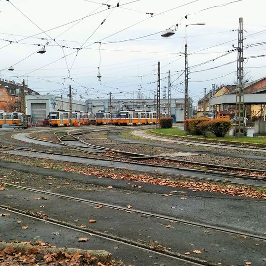 Angyalföld tram depot