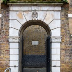 Stone Gateway In Grounds Of University College Behind Number 17 Gordon Square