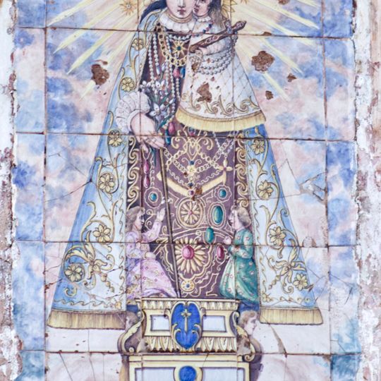 Ceramic panel of Our Lady of the Forsaken
