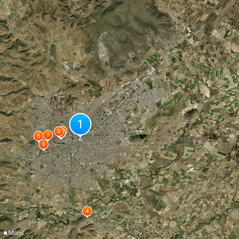 Victoria de Durango Mapa