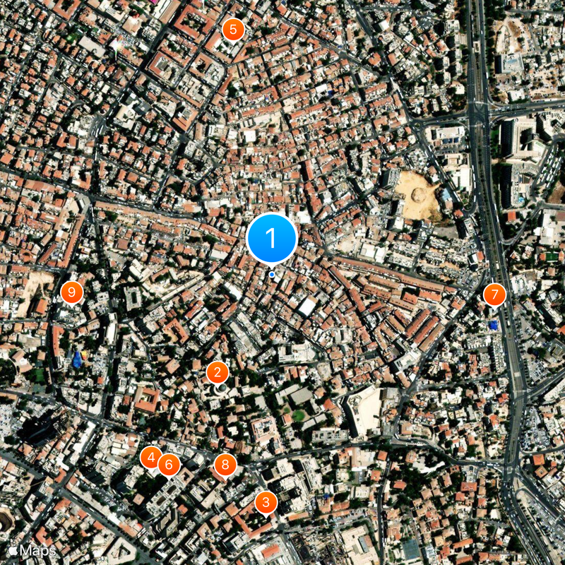 Me'a Sche'arim Karte