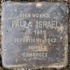 Stolperstein à la mémoire de Paula Israel