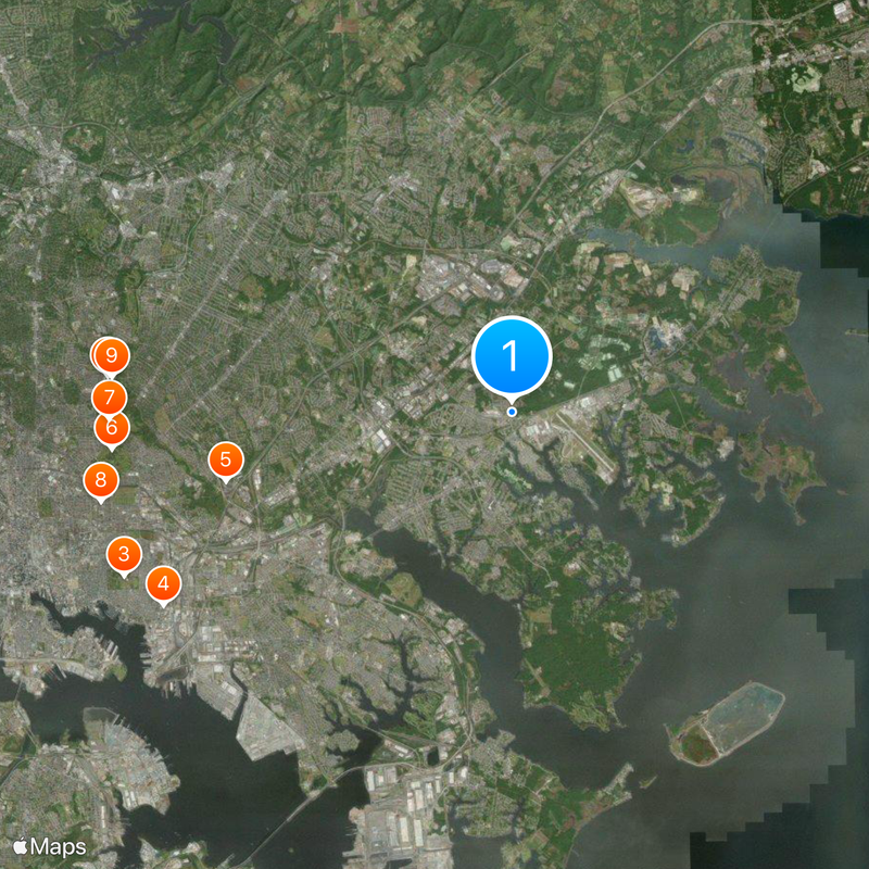 Middle River Map