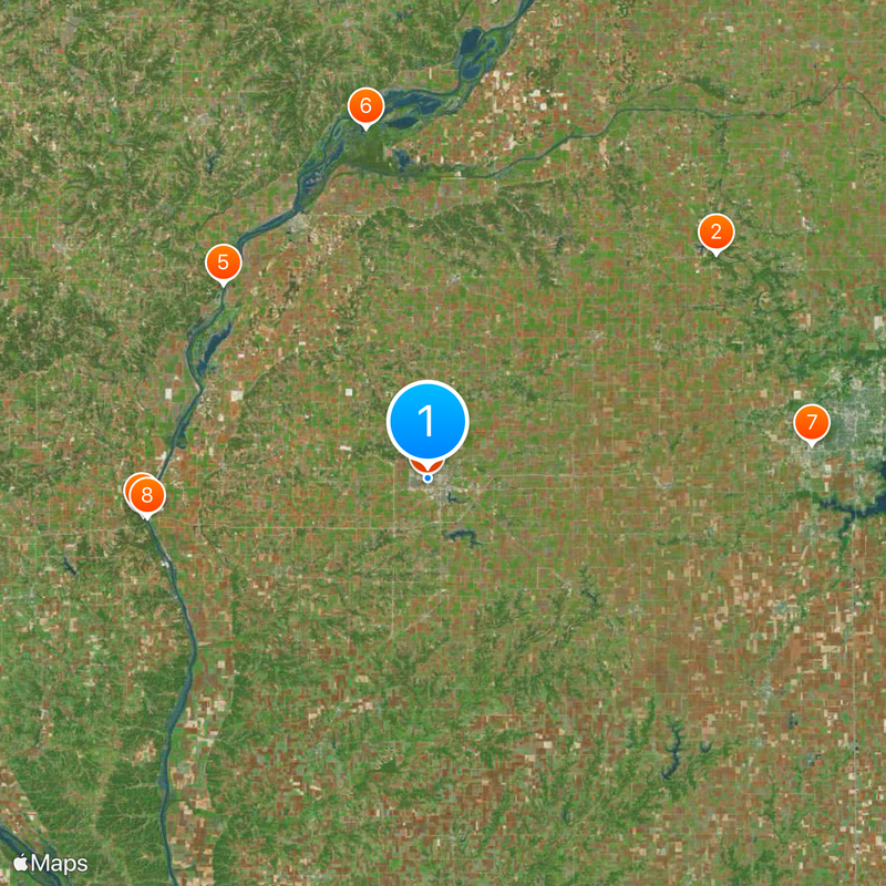 Illinois College Map
