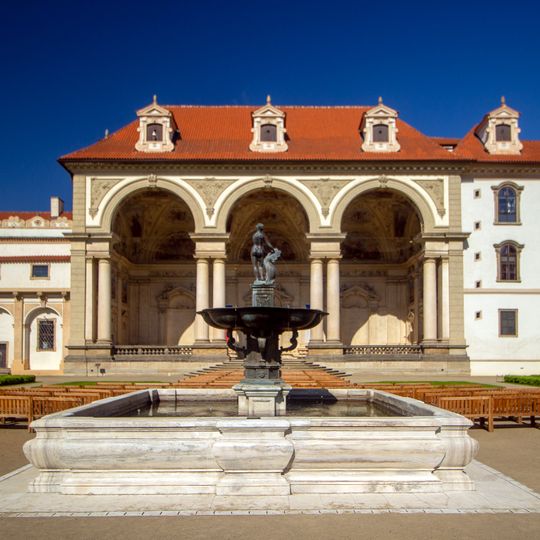 Kašna s Venuší a Amorem v Praze