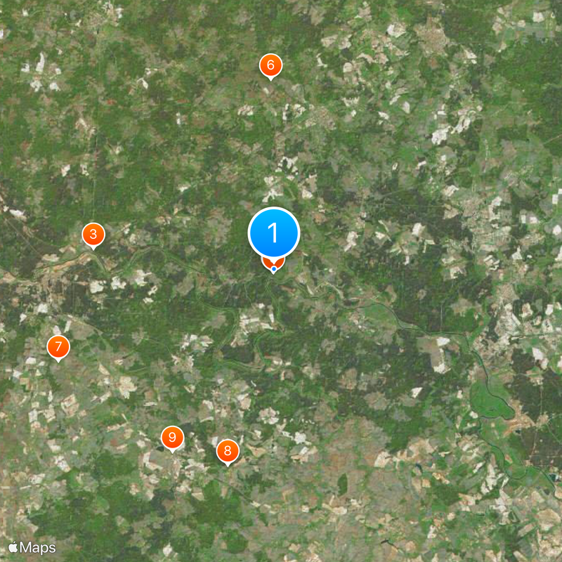 Nikola-Lenivets Karte