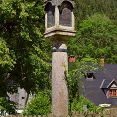 Bildstock auf dem Durchlass, sog. Pestsäule