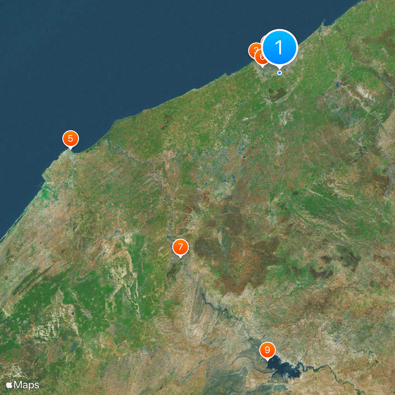 Casablanca-Settat Mappa