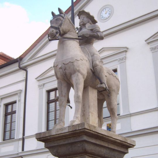 Reitender Roland Haldensleben