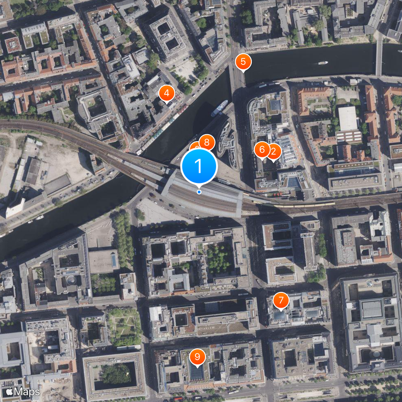 Berlin-Friedrichstraße railway station Map
