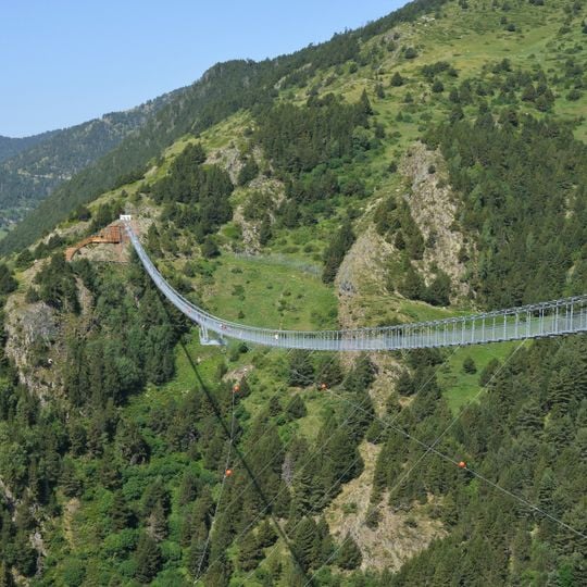 Tibetan bridge in Canillo