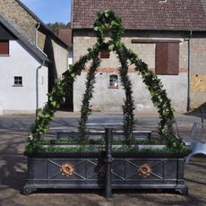 Cast iron fountain in Oberlibbach