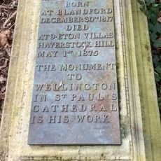 Monument To Alfred Stevens In Highgate (Western) Cemetery