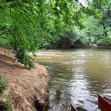 Kleiner Badestrand am Huntebogen