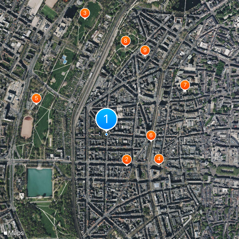 Belgian Quarter Map