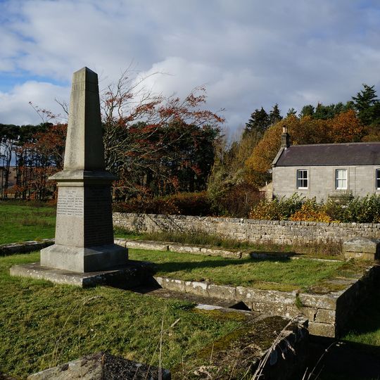 Corsenside Parish War Memorial, West Woodburn