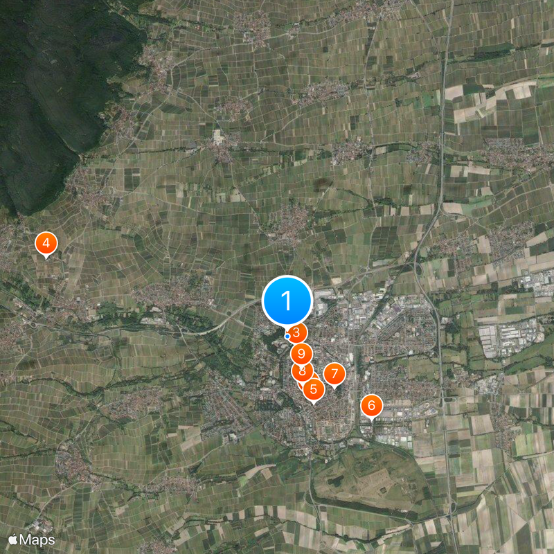 University of Koblenz - Landau Map