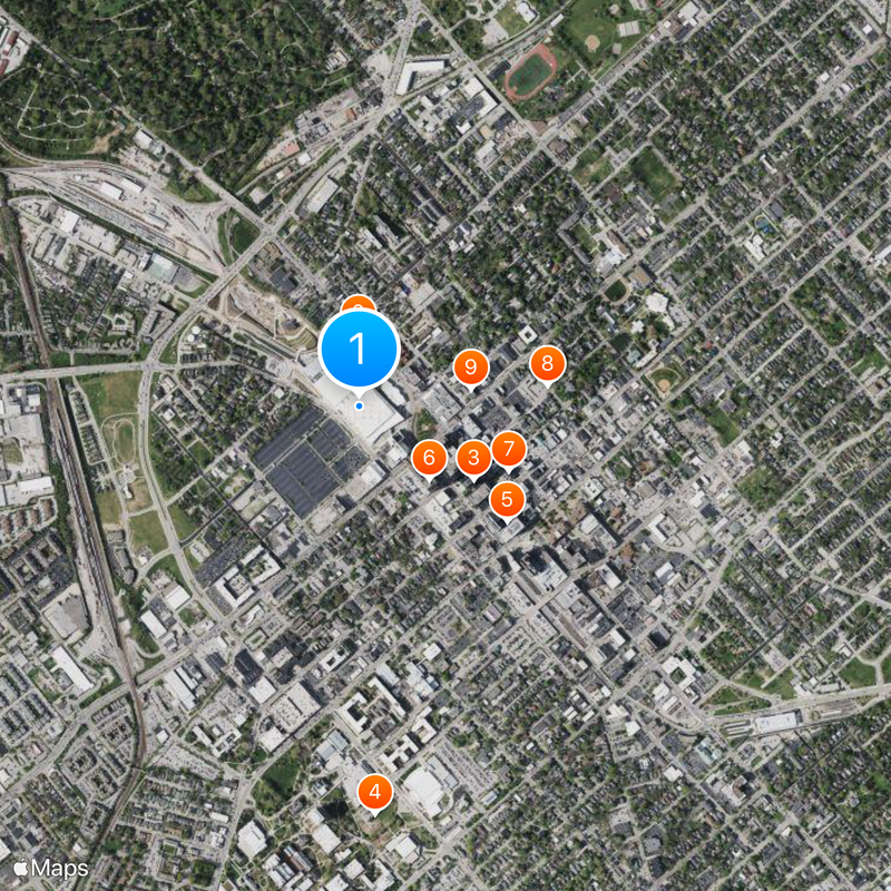Rupp Arena Map