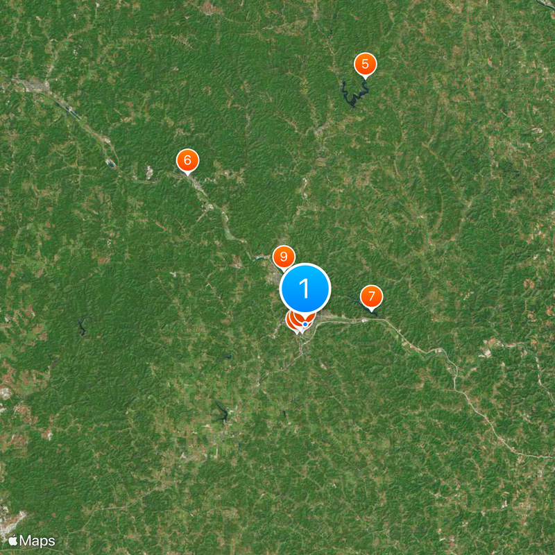 Ohio University Map