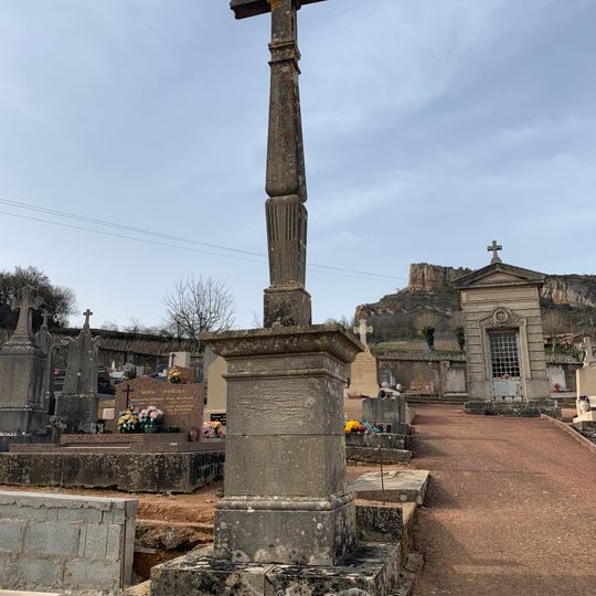 Cemetery cross of Solutré-Pouilly