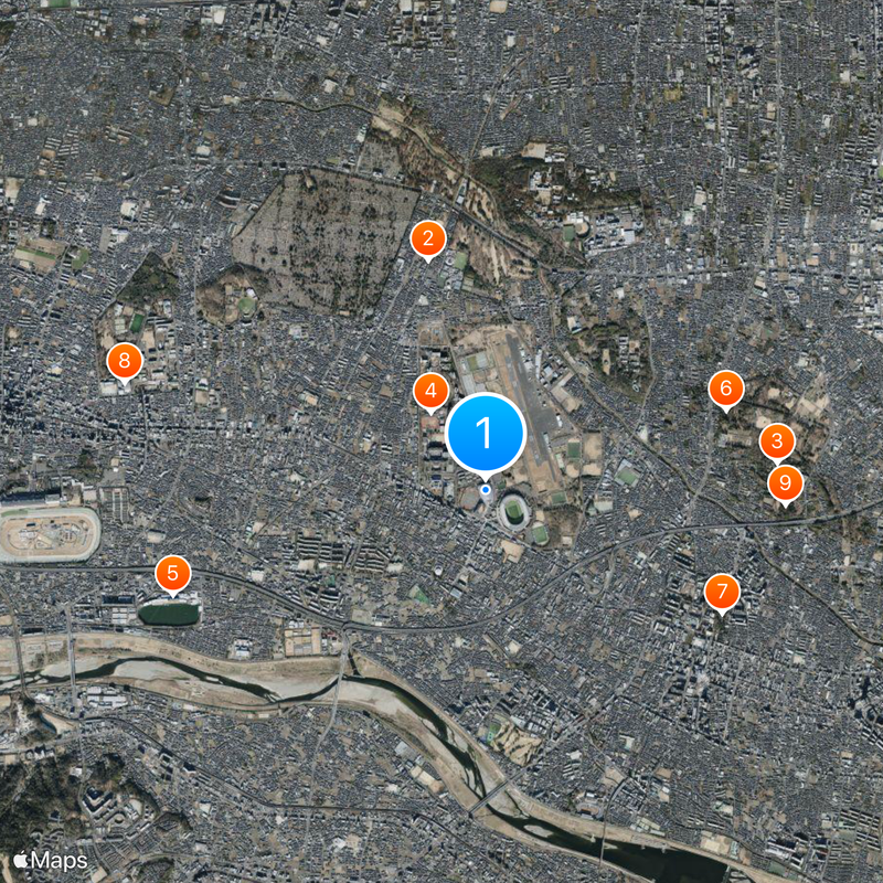 Musashino Forest Sports Plaza Map