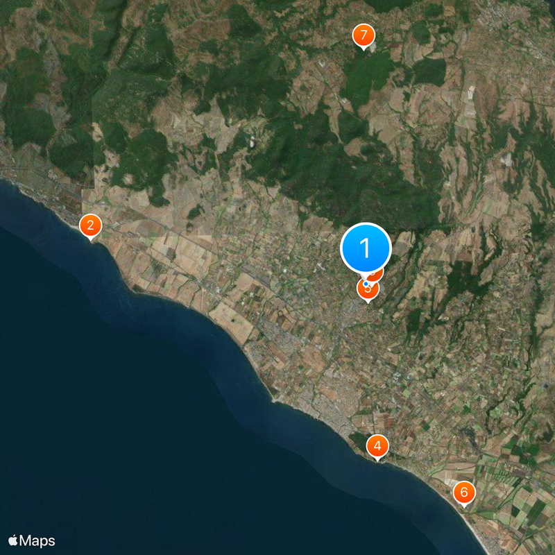 Necropolis Banditaccia Map