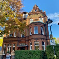 Number 16 And Garden Walls And Gate Piers