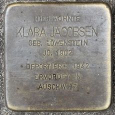 Stolperstein dedicated to Klara Jacobsen