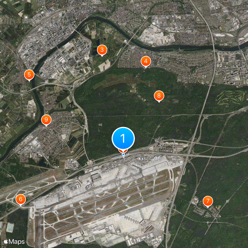 Frankfurt Airport long-distance station Map