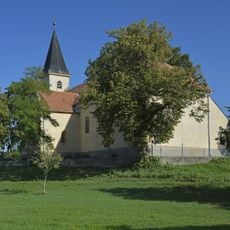 Kríž pri kostole, socha